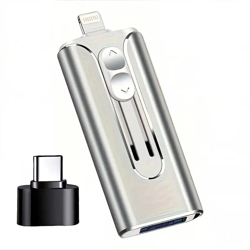 32GB~2T Micro USB + 8 Pin + USB 3.0 3 in 1 Mobile Phone Computer U-Disk