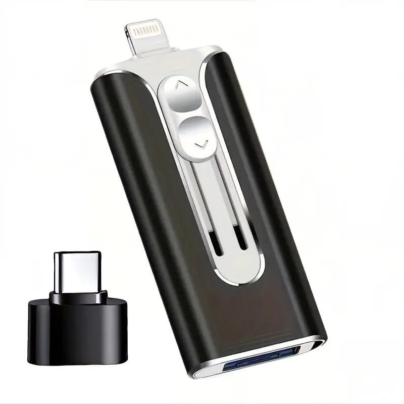32GB~2T Micro USB + 8 Pin + USB 3.0 3 in 1 Mobile Phone Computer U-Disk