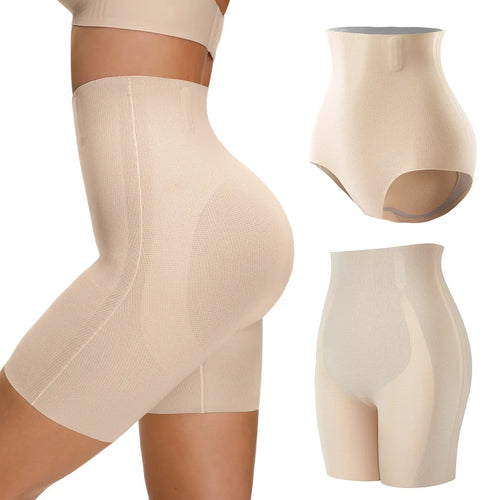 LUCKMEEY Tummy Control Shapewear Shorts for Women High Waist Body Shaper Seamless Design with Built-in Gusset Machine Washable Faja Body Shaper Springtok Outdoorfun Fabric Basic Minimalist Skin Christmas gifts