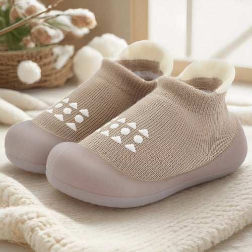 Baby Sock Shoes Infant Cozy Slippers Newborn Crib Shoes for 6 9 12 24 36months Boys Girls Toddlers Indoor Outdoor Adorable Walking Shoes Lightweight Breathable Durable little kids Sneakers for 0 1 2 3yrs old