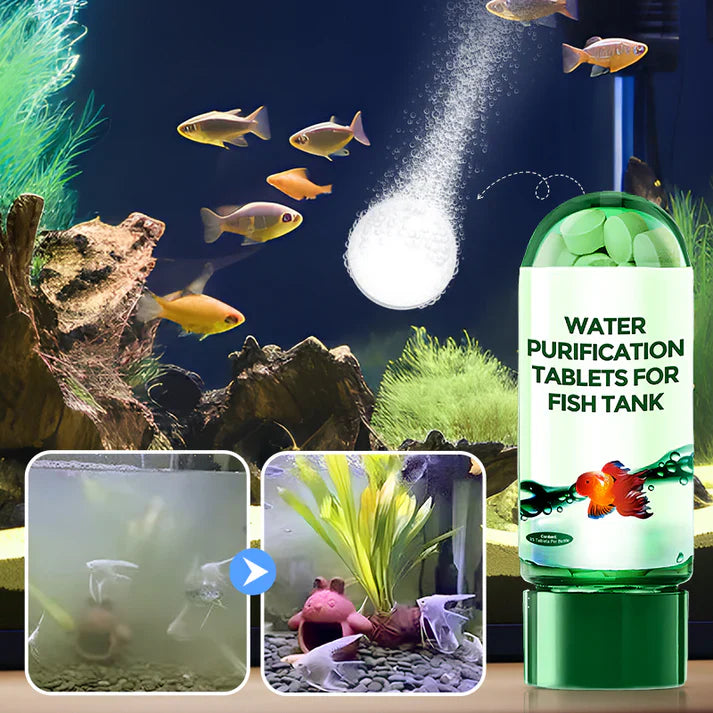 🔥BUY 1 GET 1 FREE🔥Powerful Aquarium Water Purification Tablet🐟