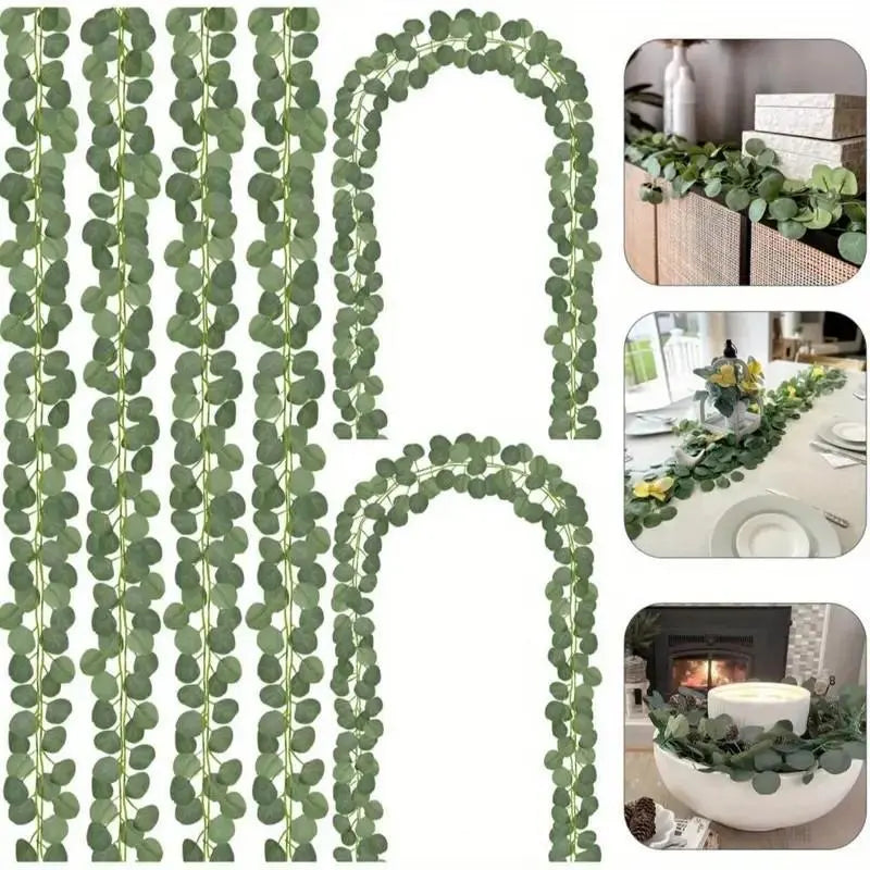 Artificial Ivy Garland, Fake Ivy Vine, Fake Plant Vine, Hanging Plant for Home Decor, Room Decor, Home Decor, Bedroom Decor, Wedding Decor, Fruit, Lifelike Fake Plant