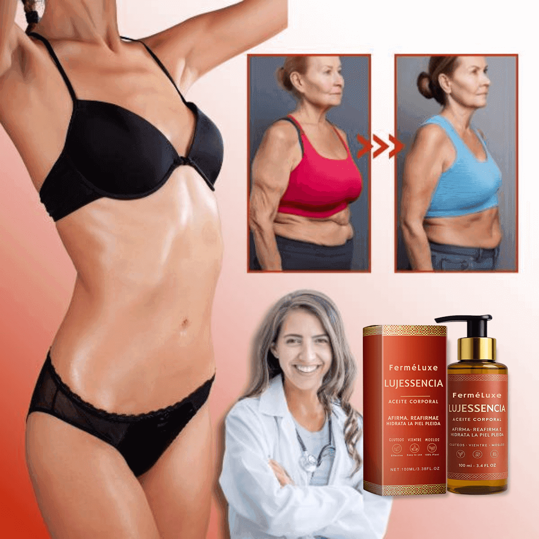 FerméLuxe Aceite para la piel | ¡Tensa la piel flácida en un 98% en 24 horas!