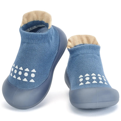 Baby Sock Shoes Infant Cozy Slippers Newborn Crib Shoes for 6 9 12 24 36months Boys Girls Toddlers Indoor Outdoor Adorable Walking Shoes Lightweight Breathable Durable little kids Sneakers for 0 1 2 3yrs old