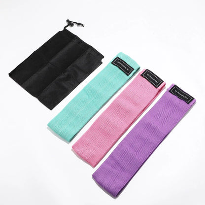 Elastic Squat Resistance Band Butt Lift Fitness Pull Rope Yoga Stretch Training Set, Advanced Gym Resistance Bands for Workout, Leg Exercises, Strength Training
