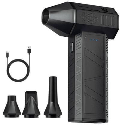 Electric Compressed Air Duster, Electric Air Duster Super Power 110000RPM, 3-Gear Adjustable Mini Duster Blower with Fast Charging, Cordless Air Blower for Computer, Keyboard, Car Cleaning, Houses, Outdoor, Christmas Gift, Gift for Women and Men