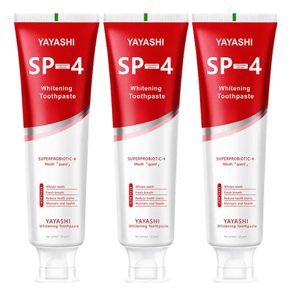 YAYASHI SP-4 Niacinamide Toothpaste Whitening,Helps Remove Surface Stains,Whitens Teeth,Deep Cleaning Care,Strengthens Tooth Enamel,Protects Against Cavities healthy toothpaste pasta dental oral health natural oral bacteria Outdoorfun
