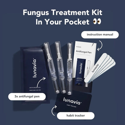 Lunavia Antifungal Pen - UNDECYLENIC ACID 25% - Cures Most Athlete’s Foot, Jock Itch, and Ringworm