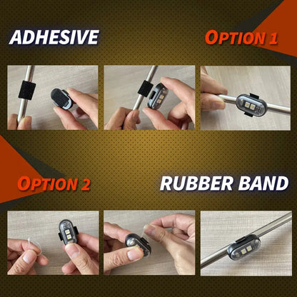 RGB Led Aircraft Strobe lights Motorcycle Lights LED Flash Position Wireless Light Aircraft Airplane Helicopter Warning Lights