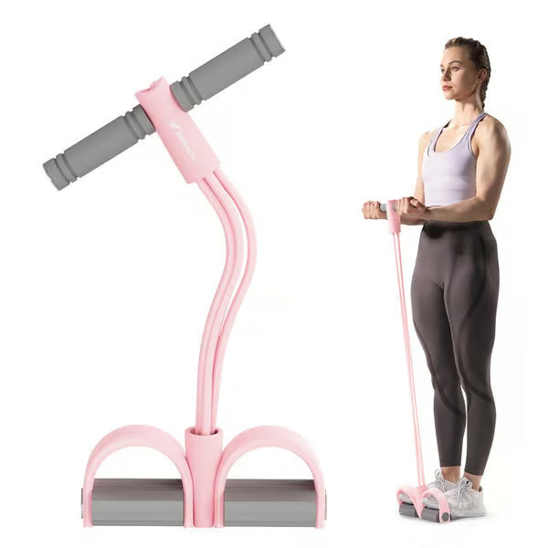 🔥Hot Sale 49% OFF🎉🎉21 Fitness Resistance Bands-4 Tube Pedal Ankle Puller