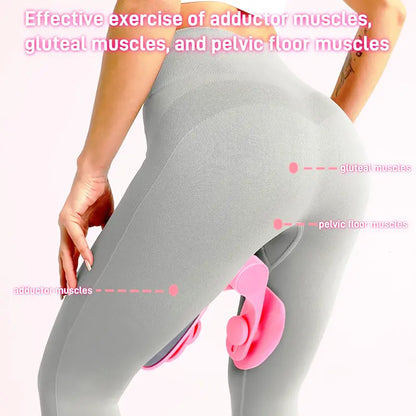 Thigh Stretch, Inner Thigh Toner & Leg Exerciser, Glute Trainer, Pelvic Floor Muscle Recovery for Women, Home Workout, Portable Fitness Equipment, Strength Training Accessories for Men & Women