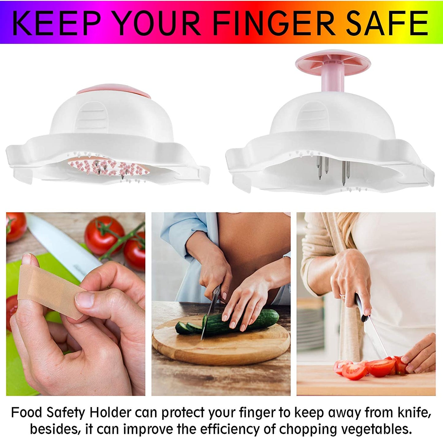 ⚡️8 TIMES THE SPEED, making your cooking easier - ultra-high composite steel three-in-one multi-blade vegetable cutterc