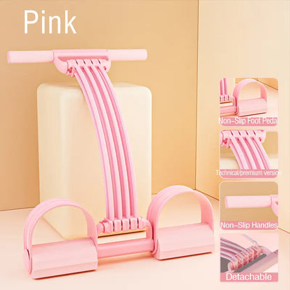 2026 latest pedal resistance device, detachable and adjustable pedal resistance device Multifunction Pedal Resistance Band, Elastic Pull Rope Fitness, Full-Body Workout at Home Gym, Exercise Sit-up, Yoga, Abdominal Training,puller