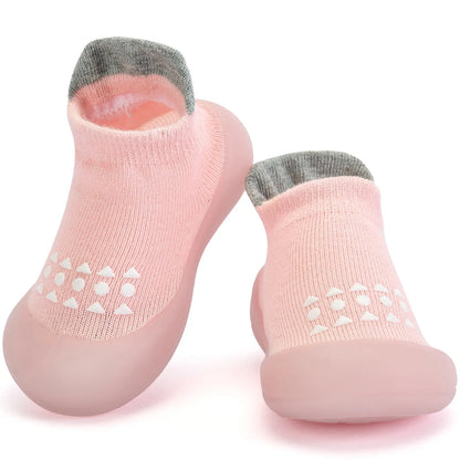 Baby Sock Shoes Infant Cozy Slippers Newborn Crib Shoes for 6 9 12 24 36months Boys Girls Toddlers Indoor Outdoor Adorable Walking Shoes Lightweight Breathable Durable little kids Sneakers for 0 1 2 3yrs old