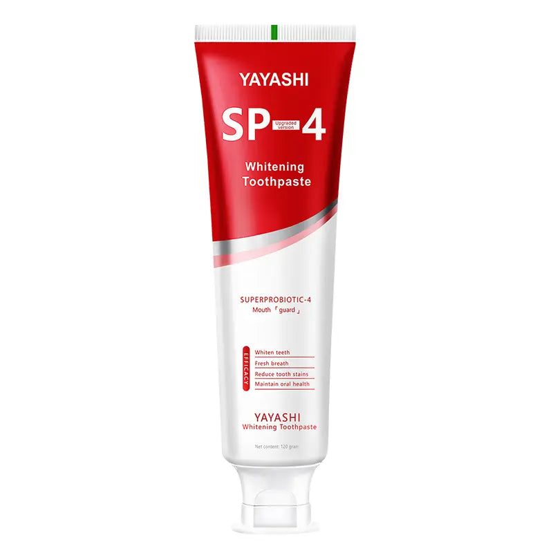 YAYASHI SP-4 Niacinamide Toothpaste Whitening,Helps Remove Surface Stains,Whitens Teeth,Deep Cleaning Care,Strengthens Tooth Enamel,Protects Against Cavities healthy toothpaste pasta dental oral health natural oral bacteria Outdoorfun