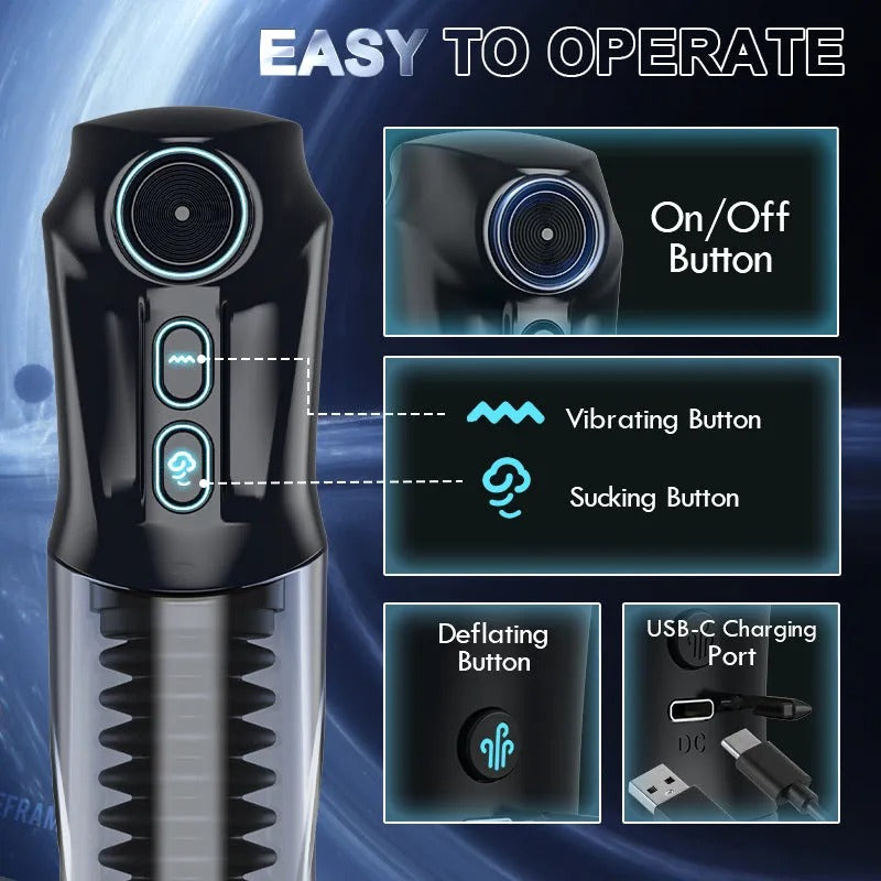 [Nano-silicone – Ultra-realistic meat-like texture]Fully Automatic Telescoping Smart 5D Realistic Texture – One-Click Blast for Extreme Thrills