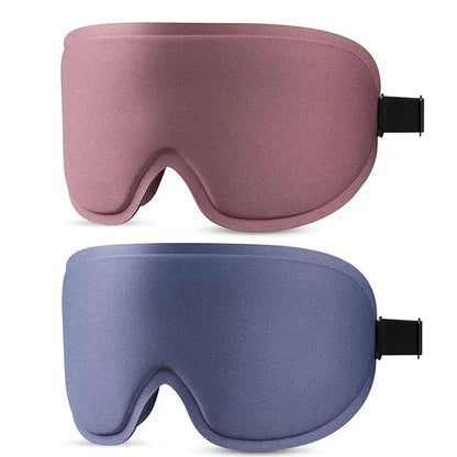 3D Deep Contoured Eye Cover for Sleeping, Adjustable Sleep Mask with Nose Pad Design, Blackout Sleep Mask, Eye Cover Mask for Sleeping, Yoga, Traveling