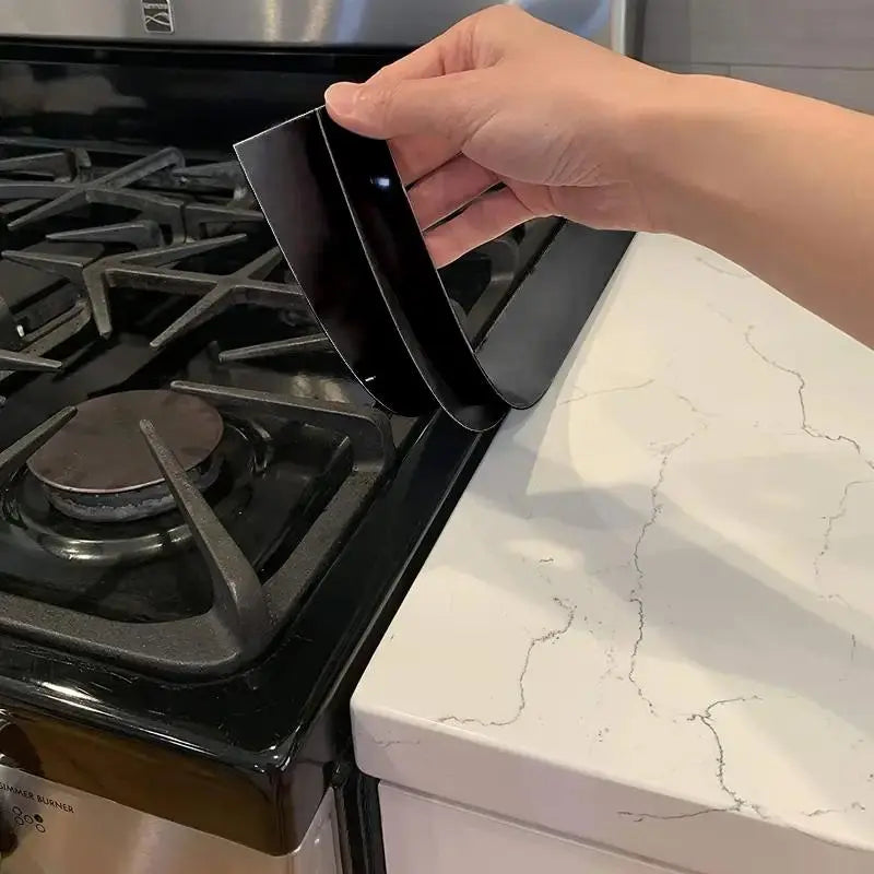 Silicone Gap Sealing Strip, 1-Pack High-Temperature-Resistant Countertop Seal, Prevent Spills & Keep Kitchen Gaps Clean