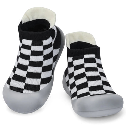 Baby Sock Shoes Infant Cozy Slippers Newborn Crib Shoes for 6 9 12 24 36months Boys Girls Toddlers Indoor Outdoor Adorable Walking Shoes Lightweight Breathable Durable little kids Sneakers for 0 1 2 3yrs old