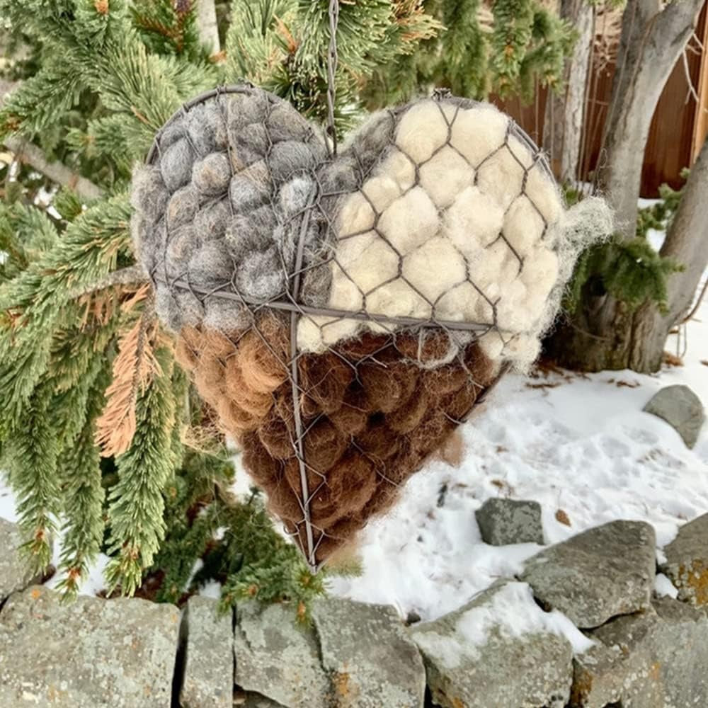 Unique Bird Lover Watcher Gift: Helping Winter Birds Build Their Nests