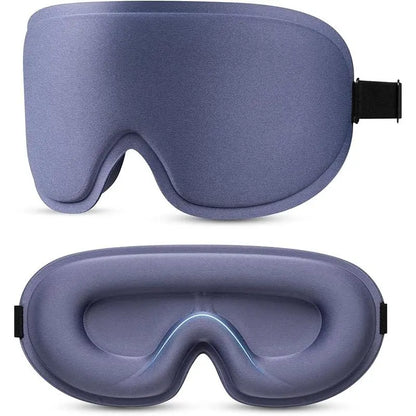 3D Deep Contoured Eye Cover for Sleeping, Adjustable Sleep Mask with Nose Pad Design, Blackout Sleep Mask, Eye Cover Mask for Sleeping, Yoga, Traveling