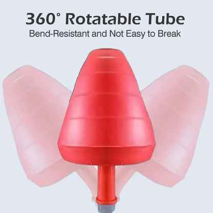 【Free Shipping 】1 Count Toilet Clog Remover Tool, One-Piece Design Drain Cleaner for Kitchens