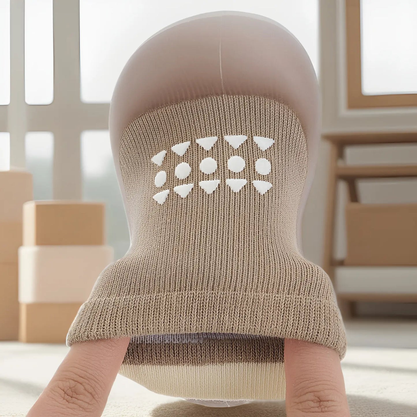 Baby Sock Shoes Infant Cozy Slippers Newborn Crib Shoes for 6 9 12 24 36months Boys Girls Toddlers Indoor Outdoor Adorable Walking Shoes Lightweight Breathable Durable little kids Sneakers for 0 1 2 3yrs old