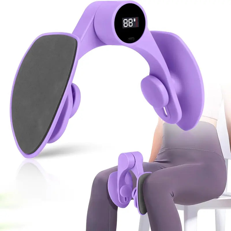 Thigh Stretch, Inner Thigh Toner & Leg Exerciser, Glute Trainer, Pelvic Floor Muscle Recovery for Women, Home Workout, Portable Fitness Equipment, Strength Training Accessories for Men & Women