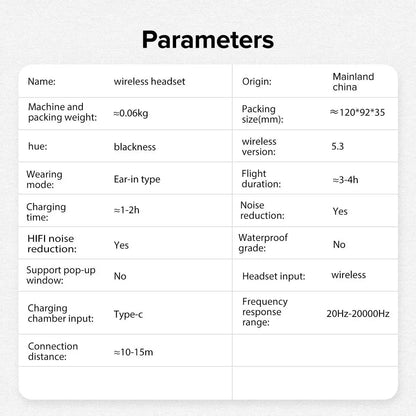 Wireless Headphones, Invisible Bluetooth-Compatible Sleeping Earbuds with Noise-Cancelling and Noise-Isolating Design, Comfortable Electronic Headset, Great Back-to-School Gift for Friends
