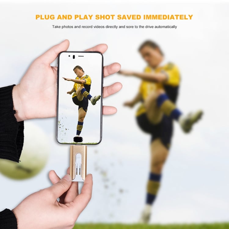 32GB~2T Micro USB + 8 Pin + USB 3.0 3 in 1 Mobile Phone Computer U-Disk