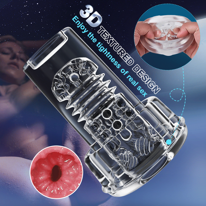 [Nano-silicone – Ultra-realistic meat-like texture]Fully Automatic Telescoping Smart 5D Realistic Texture – One-Click Blast for Extreme Thrills