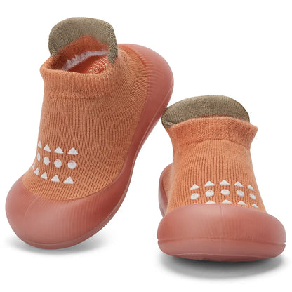 Baby Sock Shoes Infant Cozy Slippers Newborn Crib Shoes for 6 9 12 24 36months Boys Girls Toddlers Indoor Outdoor Adorable Walking Shoes Lightweight Breathable Durable little kids Sneakers for 0 1 2 3yrs old