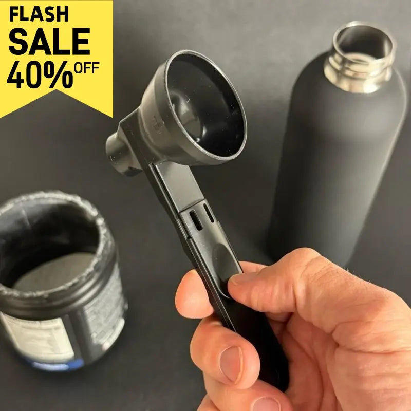 [Buy 1 Get 1 Free] Protein Powder Sliding Spoon,High Quality Funnel for Pre Workout Creatine  Powder Formula,Coffee Milk Smoothie Chocolate Powder Kitchen Utensils BPA Free Plastic,Perfect Gift for Valentine's Day Father's Day Anniversary