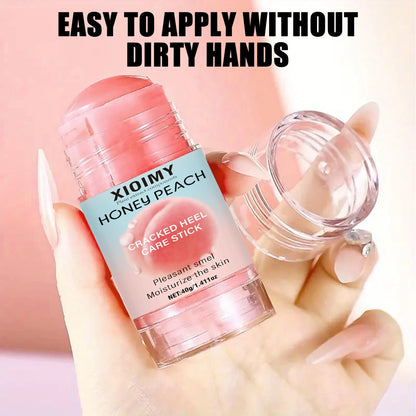 40g Peach Extract Foot Care Stick, Honey Peach Foot Dead Skin Remover Deep Moisturizing Foot Skin Care Stick, Moisture Foot Skin Care Product, Beauty Products, Foot Moisturizer, Hydrating Soothing Leg Cream, Exfoliating Foot, Intensive Foot Care