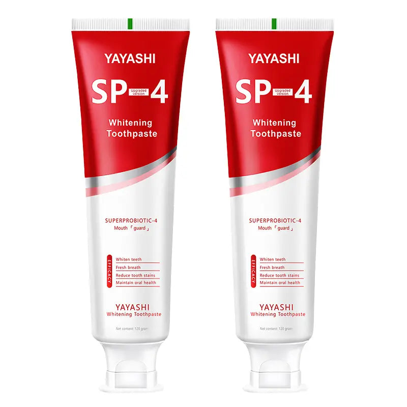YAYASHI SP-4 Niacinamide Toothpaste Whitening,Helps Remove Surface Stains,Whitens Teeth,Deep Cleaning Care,Strengthens Tooth Enamel,Protects Against Cavities healthy toothpaste pasta dental oral health natural oral bacteria Outdoorfun
