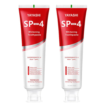YAYASHI SP-4 Niacinamide Toothpaste Whitening,Helps Remove Surface Stains,Whitens Teeth,Deep Cleaning Care,Strengthens Tooth Enamel,Protects Against Cavities healthy toothpaste pasta dental oral health natural oral bacteria Outdoorfun