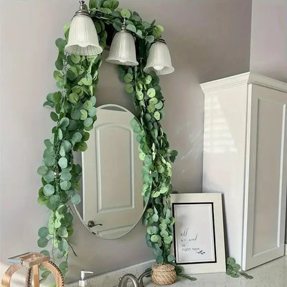Artificial Ivy Garland, Fake Ivy Vine, Fake Plant Vine, Hanging Plant for Home Decor, Room Decor, Home Decor, Bedroom Decor, Wedding Decor, Fruit, Lifelike Fake Plant