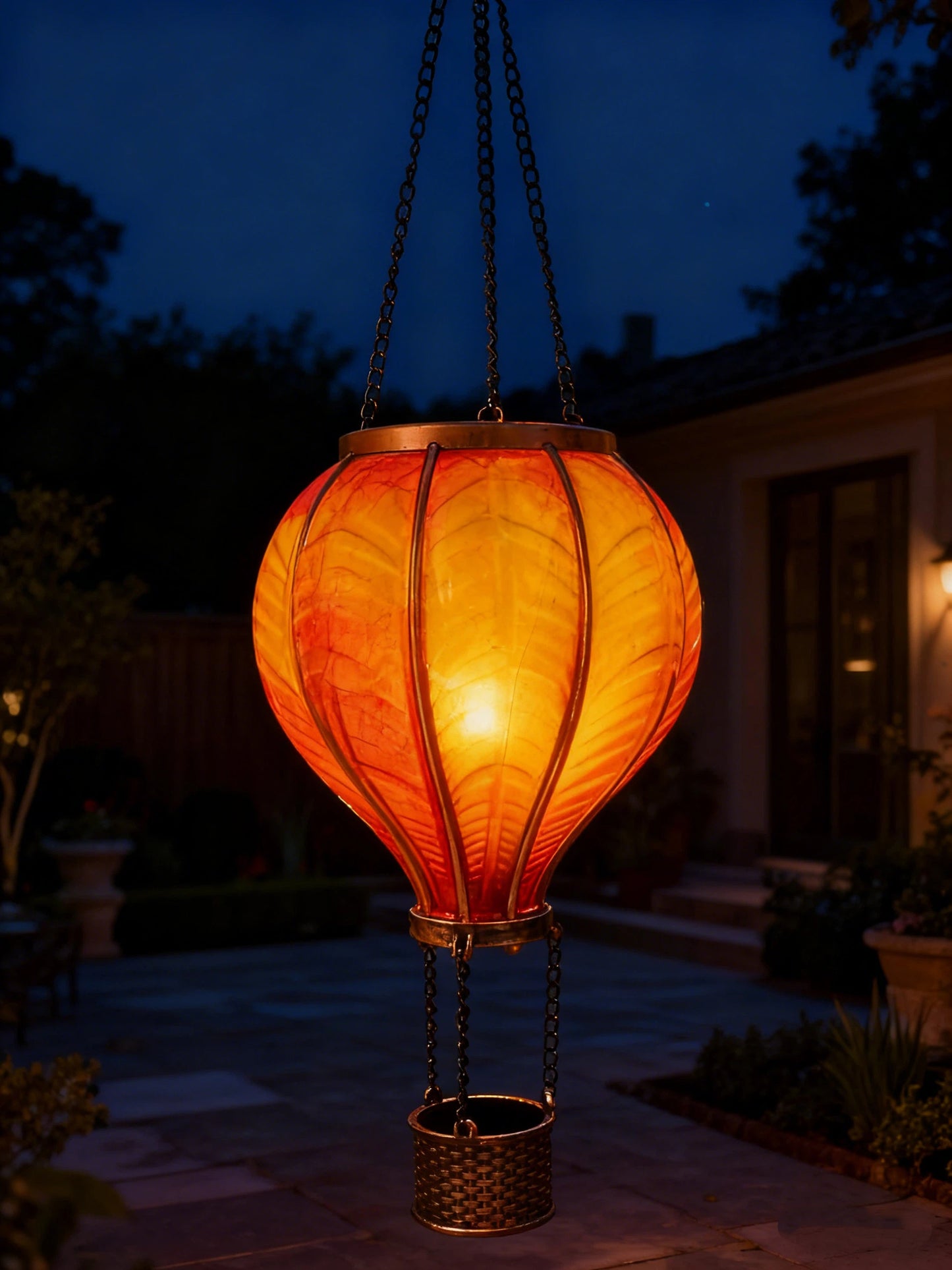 🌙 Solar Hot Air Balloon Lantern – Light Up Your Night Garden!