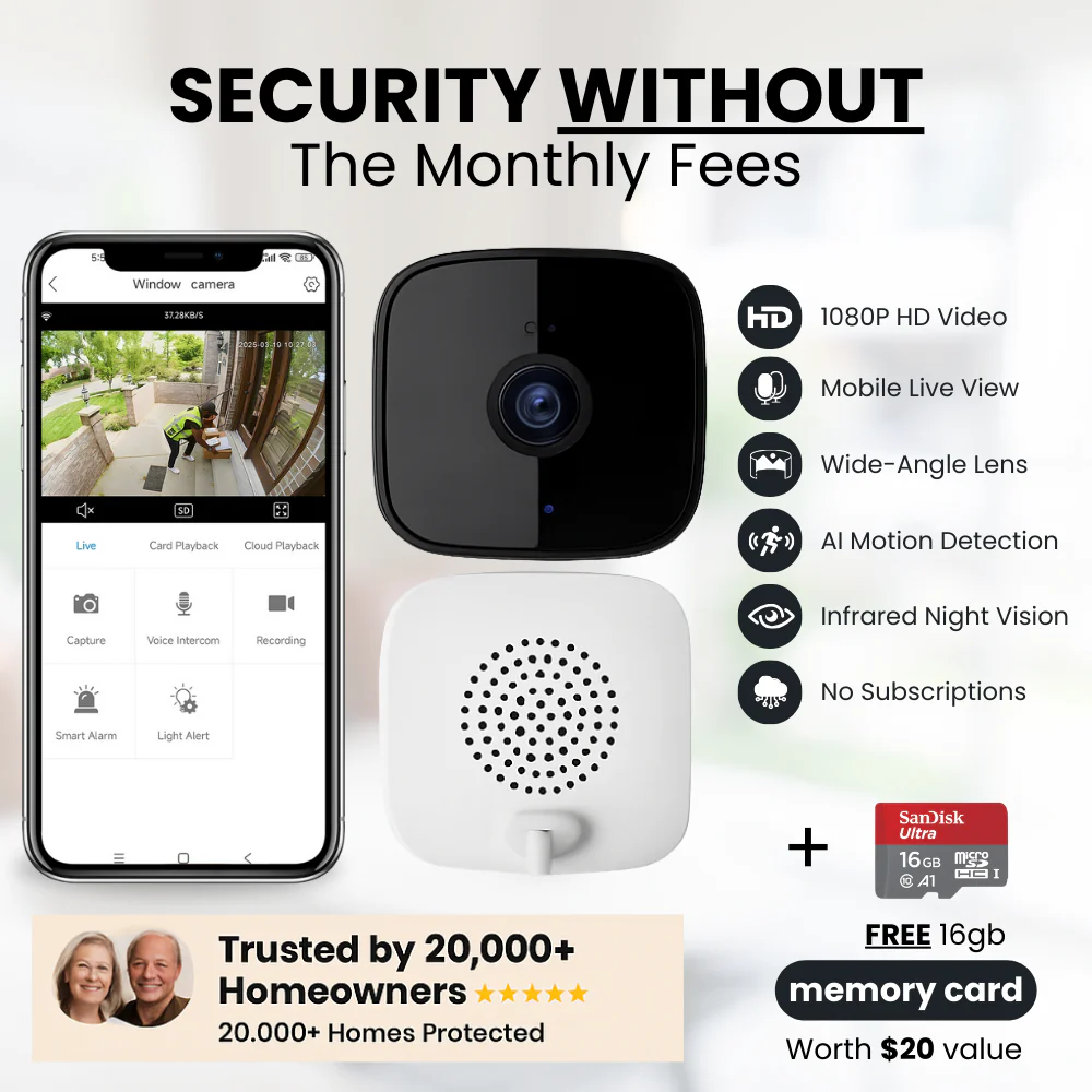 SafeView-The Smarter Window Camera For your Home