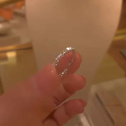 Handcrafted Galaxy Diamond Ring – Semi-Transparent & Sparkling in Sunlight!