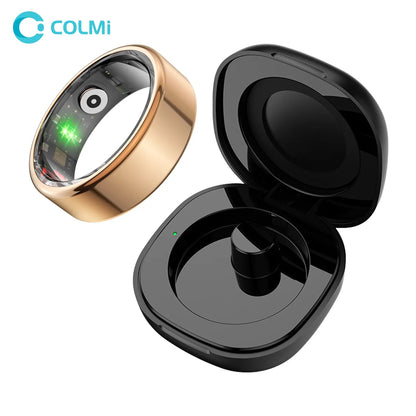COLMI R02 Smart Ring Multifuntional IP68&5 ATM Waterproof Smartring for Women Men Wearable Device with Charging Box & Smartphone App
