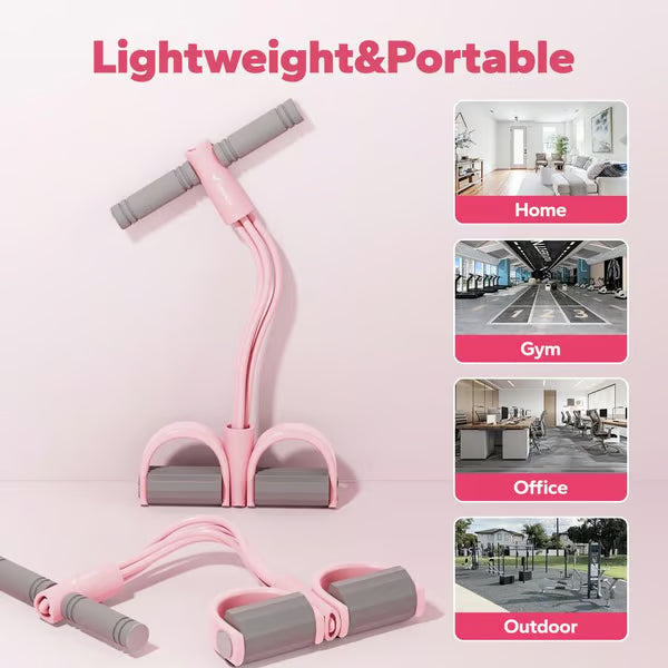 🔥Hot Sale 49% OFF🎉🎉21 Fitness Resistance Bands-4 Tube Pedal Ankle Puller