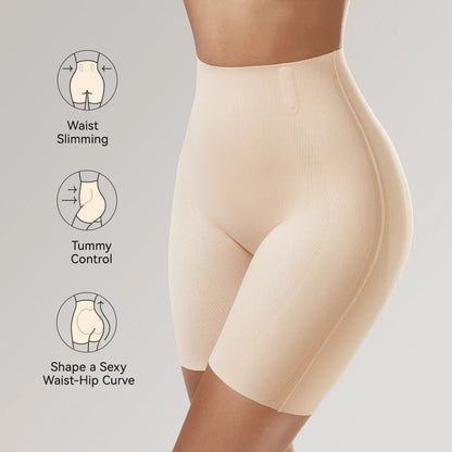 LUCKMEEY Tummy Control Shapewear Shorts for Women High Waist Body Shaper Seamless Design with Built-in Gusset Machine Washable Faja Body Shaper Springtok Outdoorfun Fabric Basic Minimalist Skin Christmas gifts
