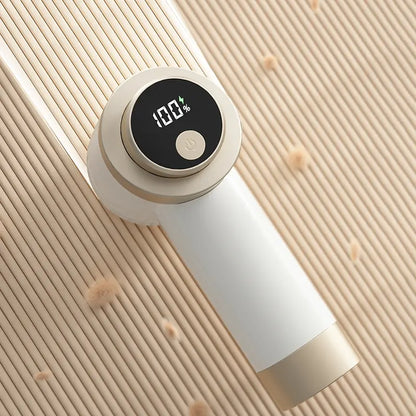 Electric Lint Remover with Brush, Portable Rechargeable Household Fabric Shaver, 3-Speed Sweater Shaver for Fast Lint Removal, Durable for Socks, Coats & Bedding