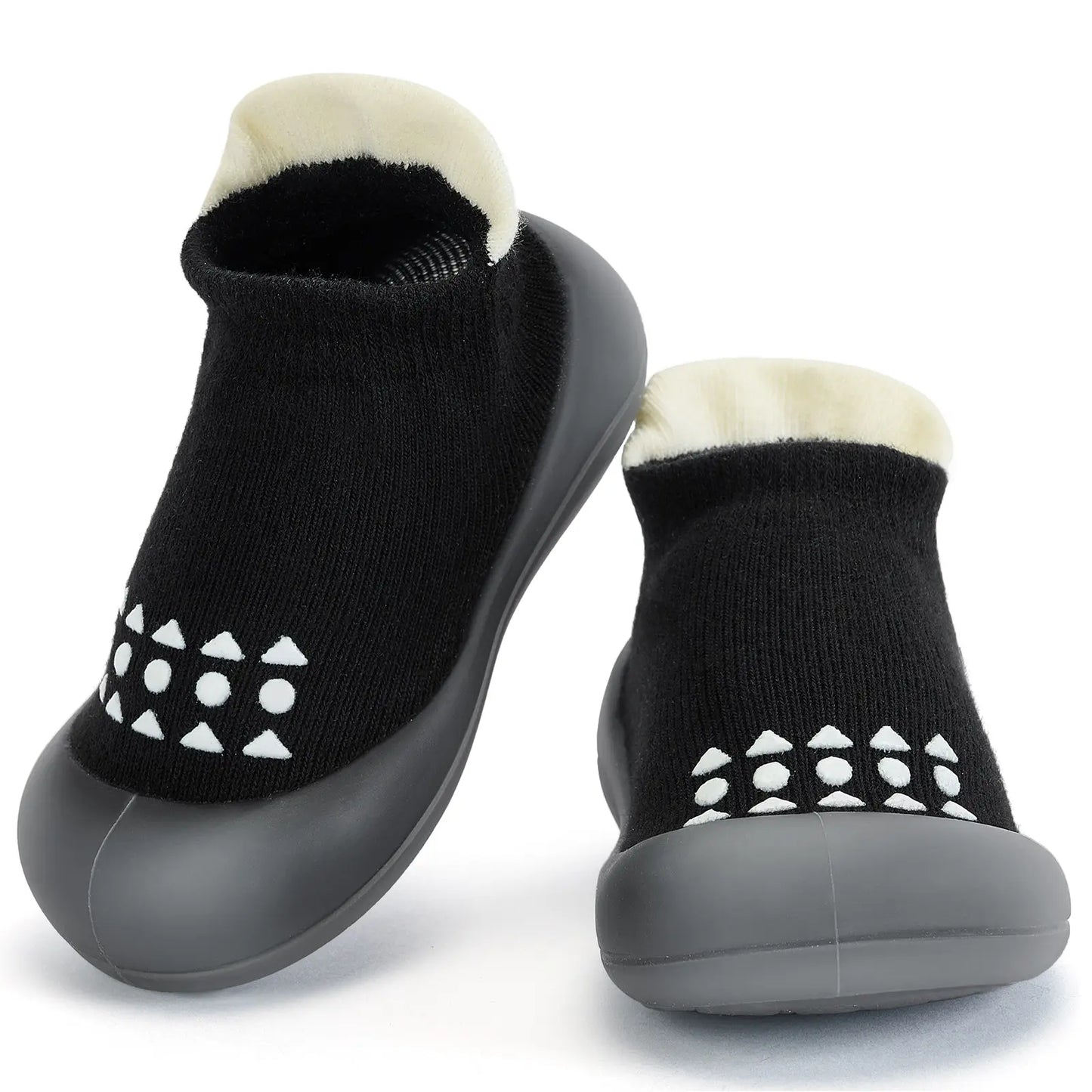 Baby Sock Shoes Infant Cozy Slippers Newborn Crib Shoes for 6 9 12 24 36months Boys Girls Toddlers Indoor Outdoor Adorable Walking Shoes Lightweight Breathable Durable little kids Sneakers for 0 1 2 3yrs old
