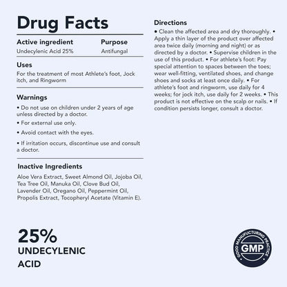 Lunavia Antifungal Pen - UNDECYLENIC ACID 25% - Cures Most Athlete’s Foot, Jock Itch, and Ringworm