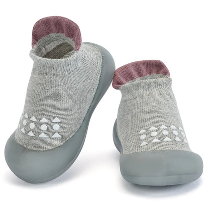 Baby Sock Shoes Infant Cozy Slippers Newborn Crib Shoes for 6 9 12 24 36months Boys Girls Toddlers Indoor Outdoor Adorable Walking Shoes Lightweight Breathable Durable little kids Sneakers for 0 1 2 3yrs old