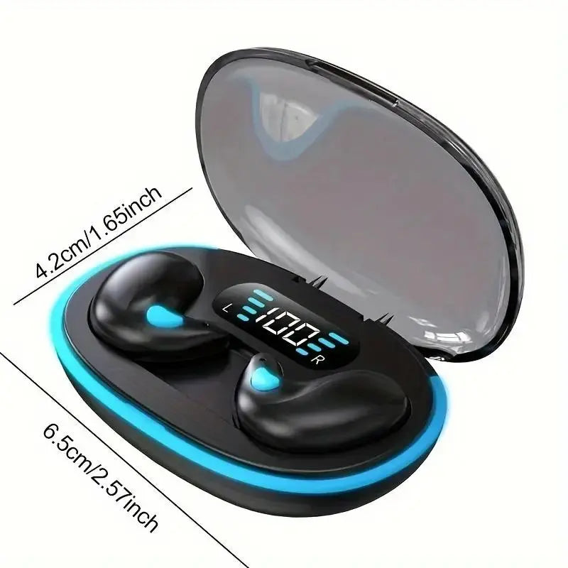 Wireless Headphones, Invisible Bluetooth-Compatible Sleeping Earbuds with Noise-Cancelling and Noise-Isolating Design, Comfortable Electronic Headset, Great Back-to-School Gift for Friends