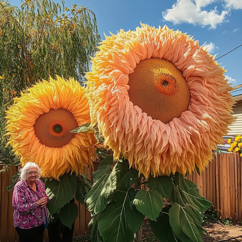 Enchanting Giant Teddy Bear Sunflower Seeds