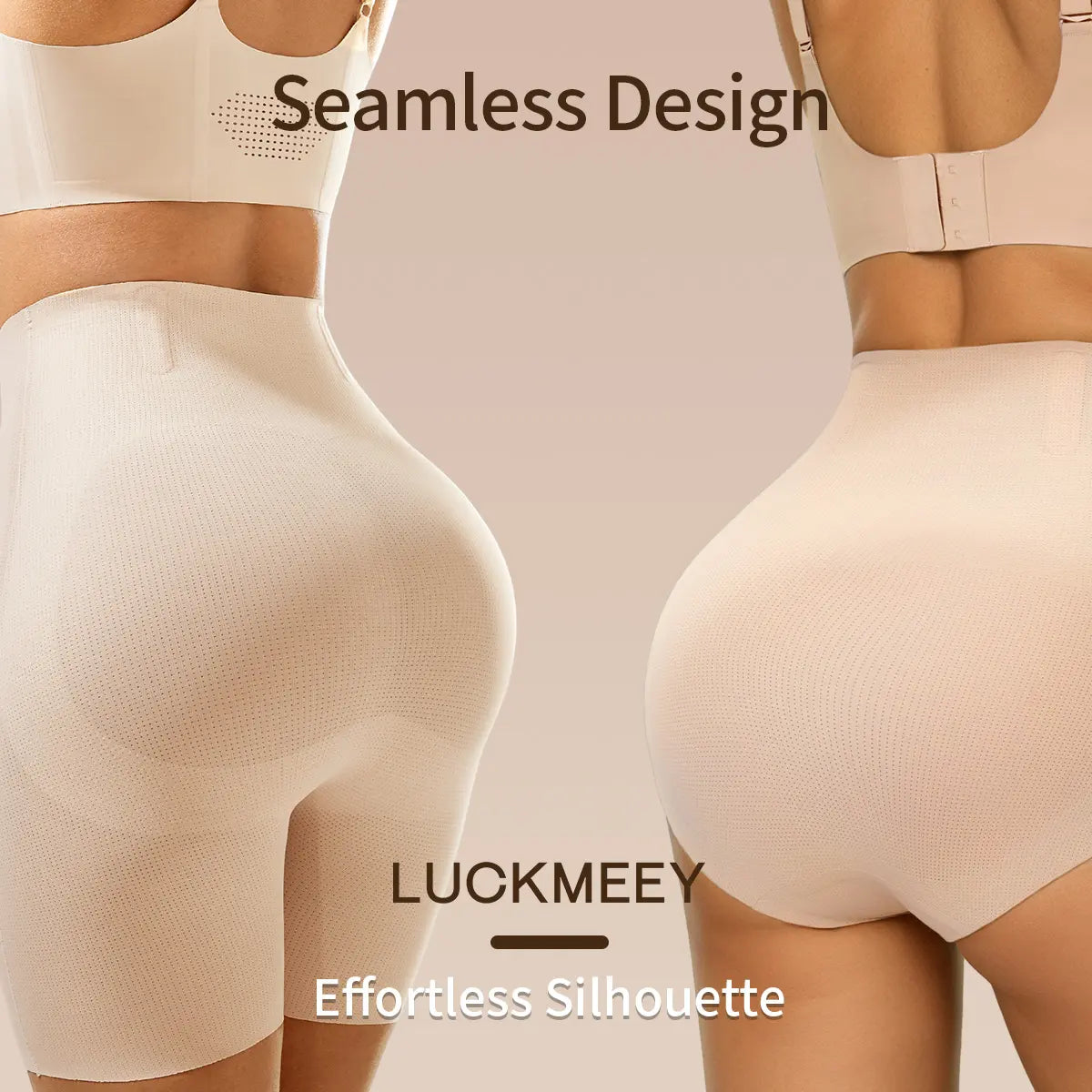 LUCKMEEY Tummy Control Shapewear Shorts for Women High Waist Body Shaper Seamless Design with Built-in Gusset Machine Washable Faja Body Shaper Springtok Outdoorfun Fabric Basic Minimalist Skin Christmas gifts